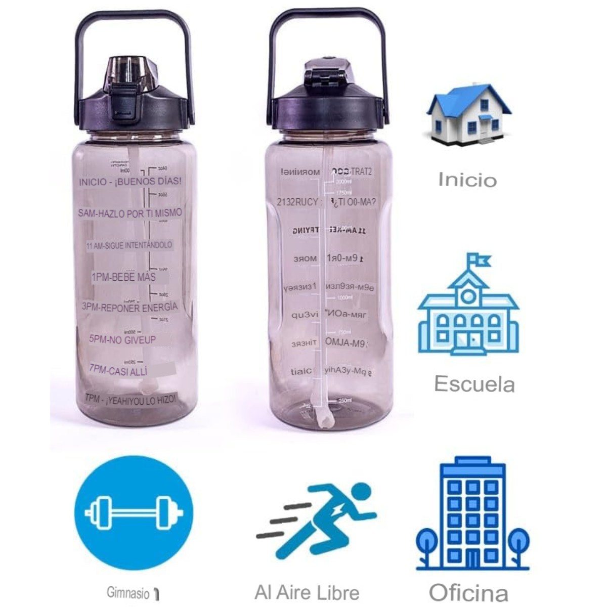 HydraFlex™- Botella de Agua Multifuncional🚰🏃♀️➡️🏃➡️