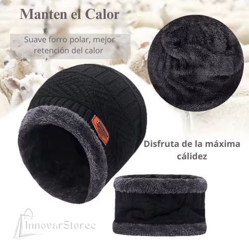 AlSnow™ – Dúo Pack- Gorro + Bufanda 🧣❄️