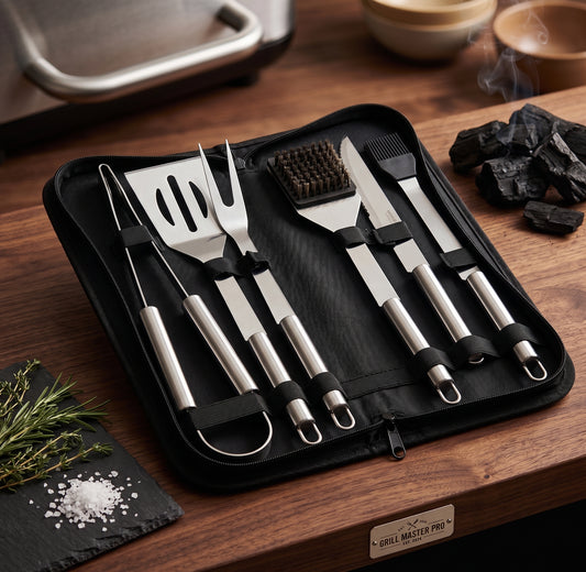 GrillCraft™ | El kit parrillero que no se dobla ni te quema las manos