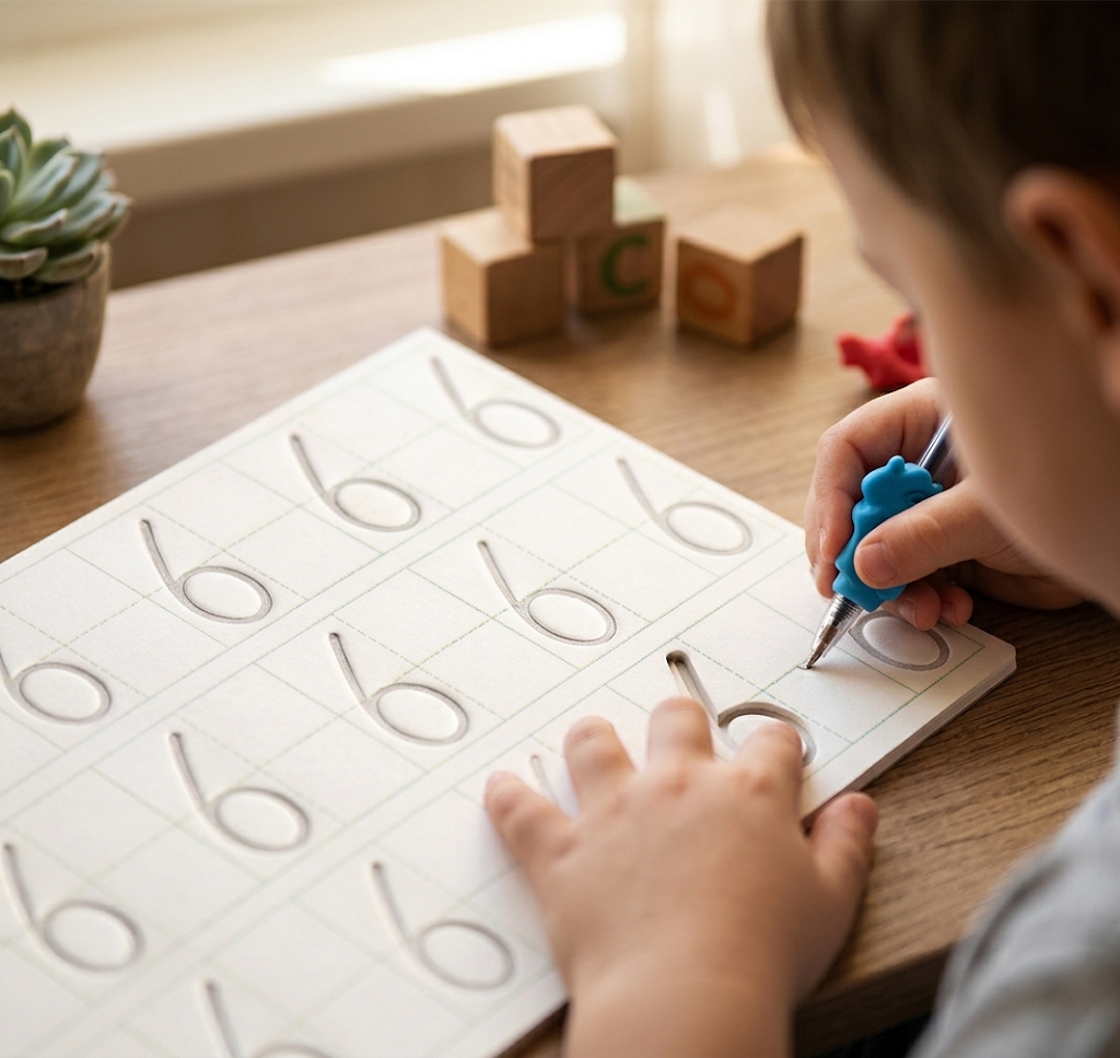 Enseña a tu hijo a escribir y sumar sin pantallas  — en solo 21 días con SmartTrace™ PRO